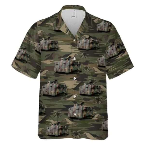 Huge German K-car German Ww1 Tank Hawaiian Shirt