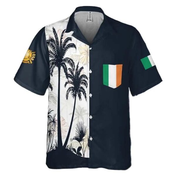 Irish Army Cavalry Corps (cav) Pocket Hawaiian Shirt