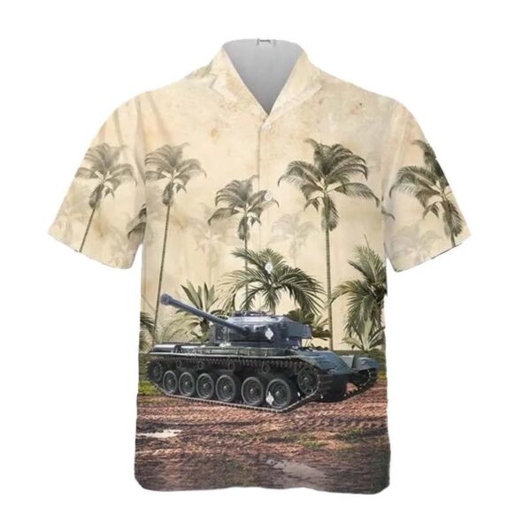 New Zealand Army Centurian Tank Hawaiian Shirt New Zealand Army Centurian Tank Hawaiian Shirt