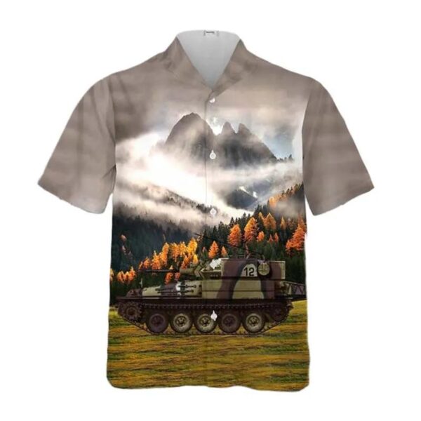 New Zealand Army Fv101 Scorpion Hawaiian Shirt