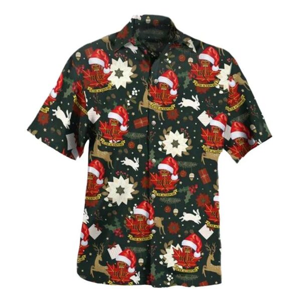 Royal Canadian Army Cadets Christmas Hawaiian Shirt Royal Canadian Army Cadets Christmas Hawaiian Shirt