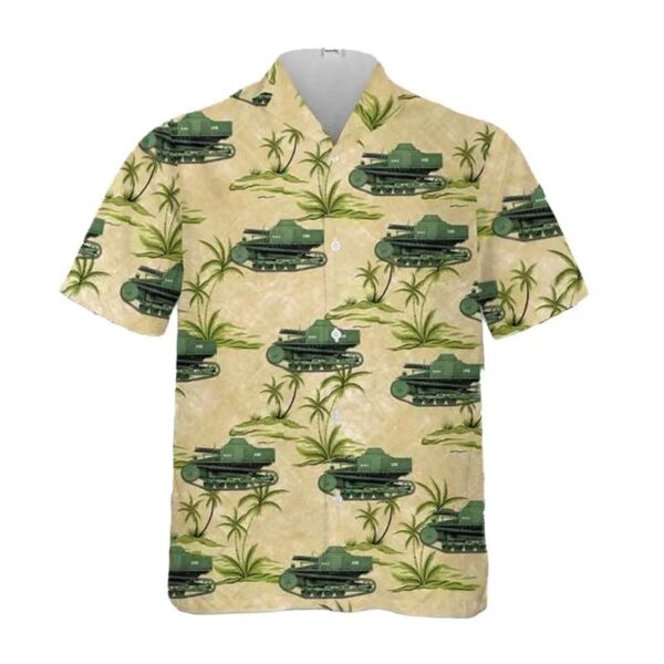 Royal Netherlands Army Carden-loyd Mk.vi Hawaiian Shirt Royal Netherlands Army Carden-loyd Mk.vi Hawaiian Shirt