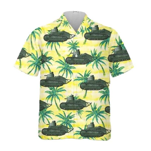 Royal Netherlands Army Renault Ft Hawaiian Shirt Royal Netherlands Army Renault Ft Hawaiian Shirt