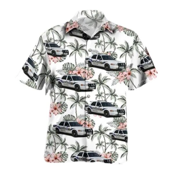 Toledo, Ohio Police Department Ford Crown Victoria Unit Hawaiian Shirt Toledo, Ohio Police Department Ford Crown Victoria Unit Hawaiian Shirt