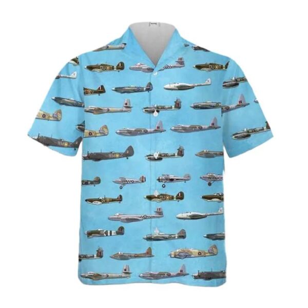 Aircraft Of Raf Fighter Command 1939 – 1945 Hawaiian Shirt Aircraft Of Raf Fighter Command 1939 – 1945 Hawaiian Shirt
