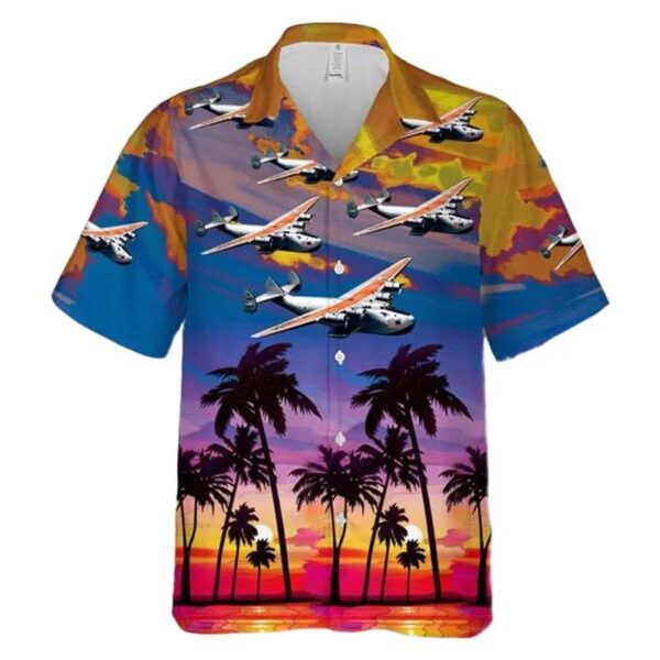 Boeing 314 Nc-18604 Pan Am Atlantic Clipper Hawaiian Shirt