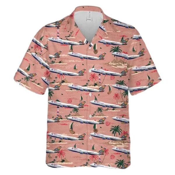 British Airways Cockerel Of Lowicz Boeing 747-436 G-bnlt Hawaiian Shirt British Airways Cockerel Of Lowicz Boeing 747-436 G-bnlt Hawaiian Shirt