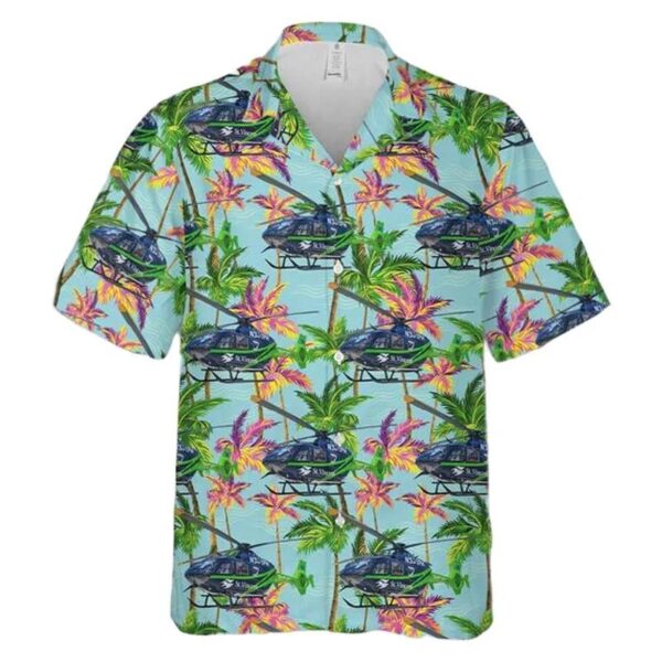 Evansville, Indiana, St.vincent Statflight Airbus Ec135 Statflight 6 N381ph Hawaiian Shirt