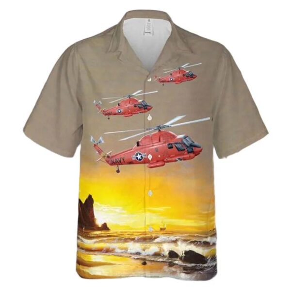 Kaman Uh-2b Seasprite Hawaiian Shirt