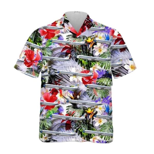 Lufthansa Retrojet Airbus A321-131 D-airx Hawaiian Shirt