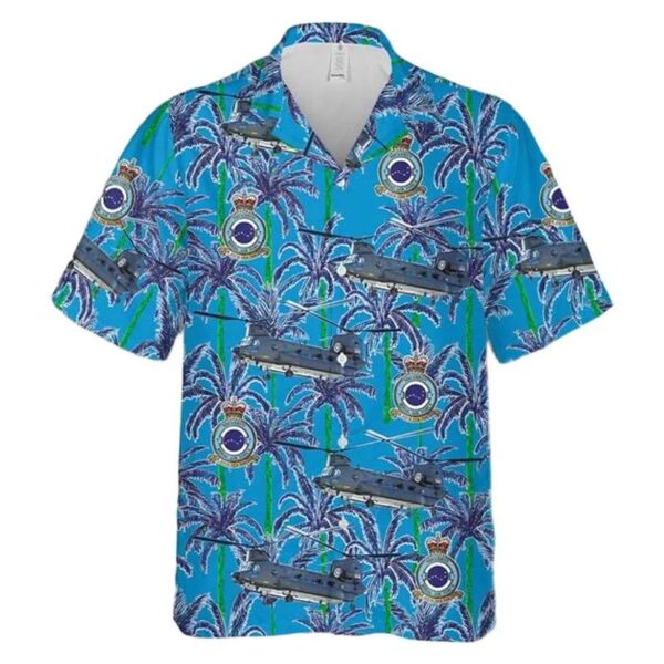 Royal Air Force No. 7 Squadron Raf Boeing Chinook Hc6 Hawaiian Shirt Royal Air Force No. 7 Squadron Raf Boeing Chinook Hc6 Hawaiian Shirt