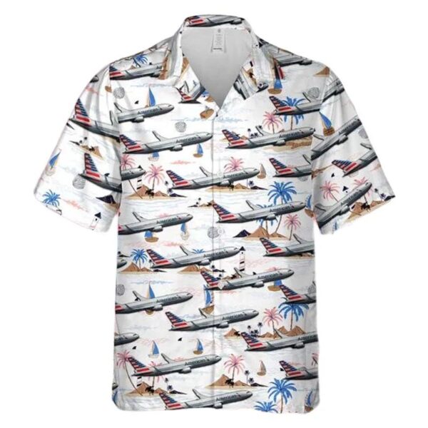 Us Airlines Boeing 767-323er Hawaiian Shirt Us Airlines Boeing 767-323er Hawaiian Shirt