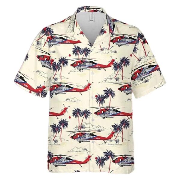 Us San Diego Fire-rescue Helicopter Hawaiian Shirt Us San Diego Fire-rescue Helicopter Hawaiian Shirt