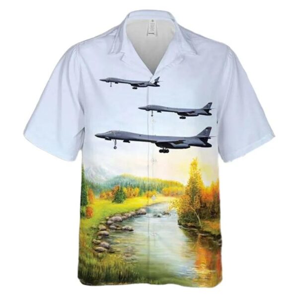 Usaf Rockwell B-1b Lancer 86-0139 El – 28th Bw, 34th Bs ‘thunderbirds’ Hawaiian Shirt Usaf Rockwell B-1b Lancer 86-0139 El – 28th Bw, 34th Bs ‘thunderbirds’ Hawaiian Shirt