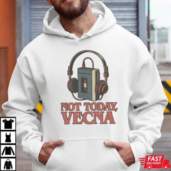 Not Today Vecna Retro Cassette Tape T-shirt Not Today Vecna Retro Cassette Tape T-shirt