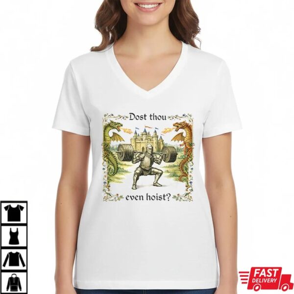 Dost Thou Even Hoist Medieval Gym Retro T-Shirt Dost Thou Even Hoist Medieval Gym Retro T-Shirt