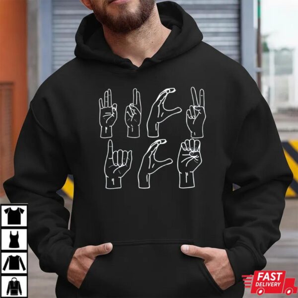 Hand Sign Language Fuck ICE Shirt