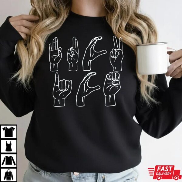 Hand Sign Language Fuck ICE Shirt