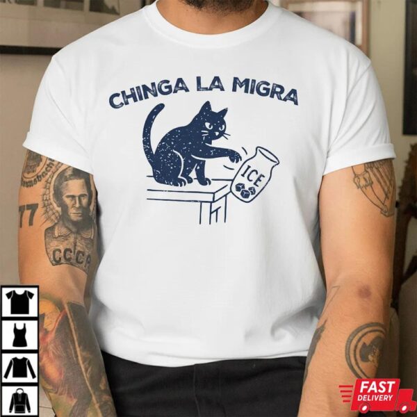 Cat Abolish ICE Changa La Migra Sweatshirt Cat Abolish ICE Changa La Migra Sweatshirt
