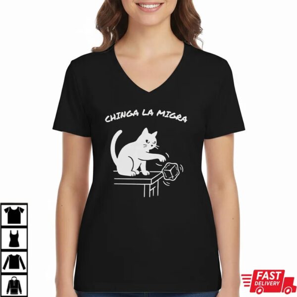 ICE Funny Cat Political Chinga La Migra Sweatshirt ICE Funny Cat Political Chinga La Migra Sweatshirt