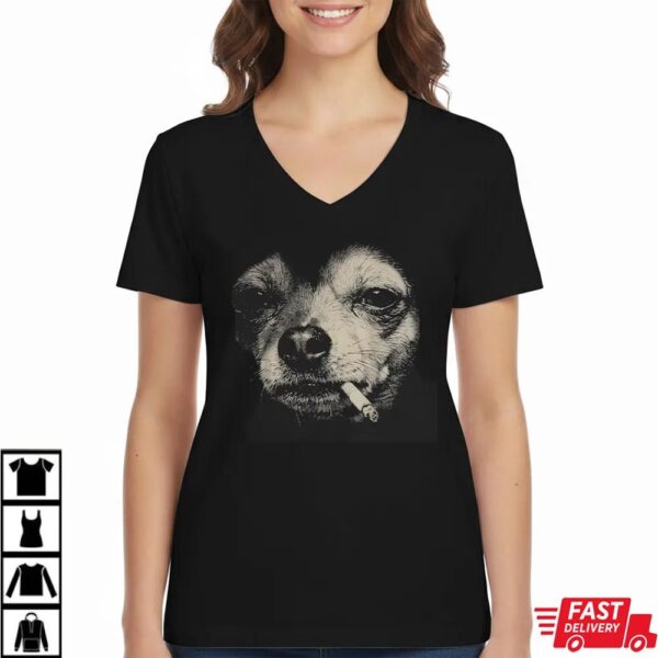 Funny Chihuahua Dog Smoking Cigarette Meme Shirt Funny Chihuahua Dog Smoking Cigarette Meme Shirt