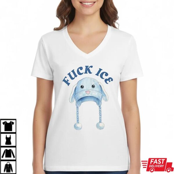 Blue Bunny Hat Memorial Fuck ICE Shirt Blue Bunny Hat Memorial Fuck ICE Shirt
