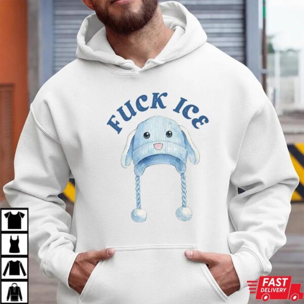 Blue Bunny Hat Memorial Fuck ICE Shirt Blue Bunny Hat Memorial Fuck ICE Shirt