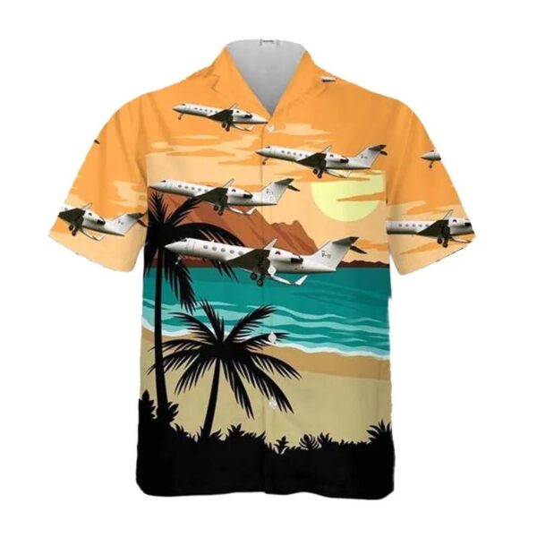 Royal Netherlands Air Force Gulfstream G-iv Hawaiian Shirt