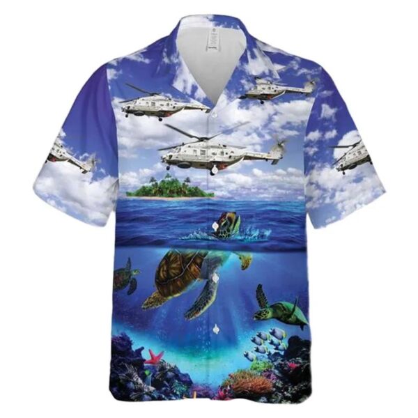 Royal Netherlands Navy Nh90-nfh N-277 Hawaiian Shirt