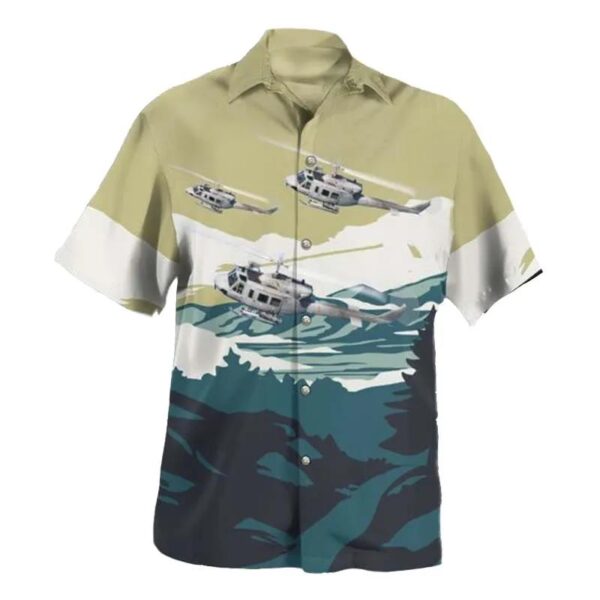 Spanish Navy Agusta Bell 212 Hawaiian Shirt Spanish Navy Agusta Bell 212 Hawaiian Shirt