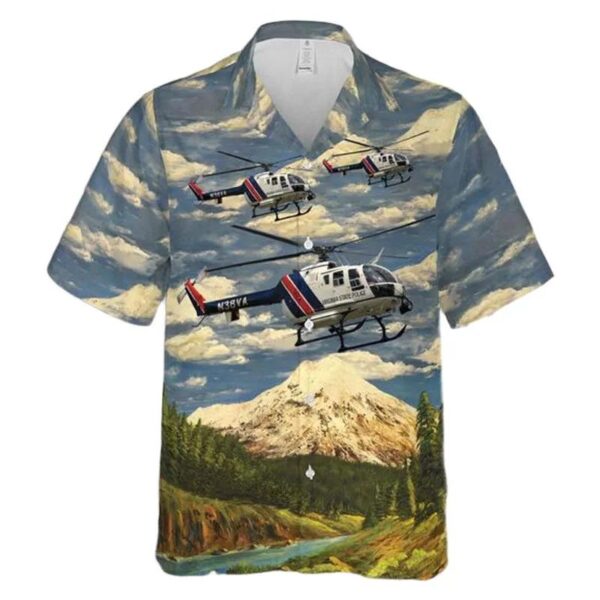 Virginia State Police Mbb Bo-105ls-a3 Hawaiian Shirt