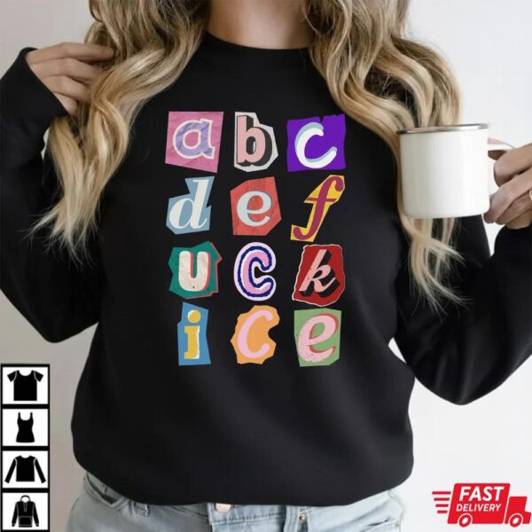 Chinga La Migra ABCDEFUCKICE Shirt, Hidden Message Anti ICE