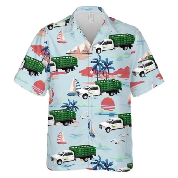 2018 Ram 3500 Dually Stake Truck – Waste Management Hawaiian Shirt 2018 Ram 3500 Dually Stake Truck – Waste Management Hawaiian Shirt