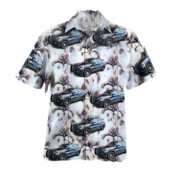 Cleveland Division Of Police Utility Vehicle, Ohio Hawaiian Shirt Cleveland Division Of Police Utility Vehicle, Ohio Hawaiian Shirt