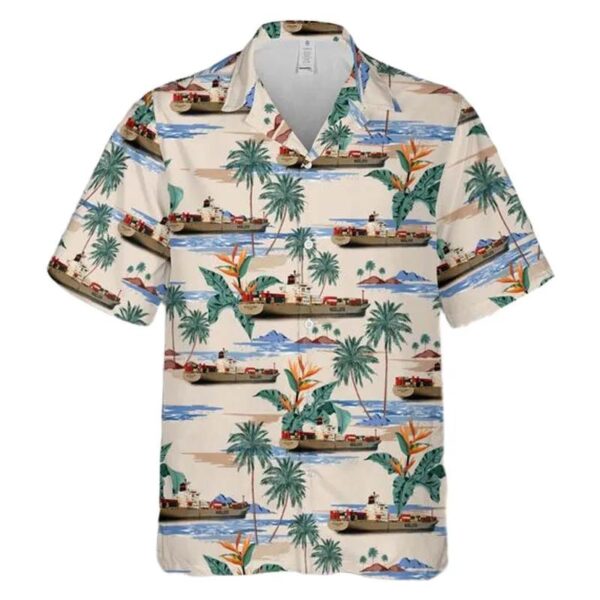Nedlloyd Clarence Container Ship Hawaiian Shirt