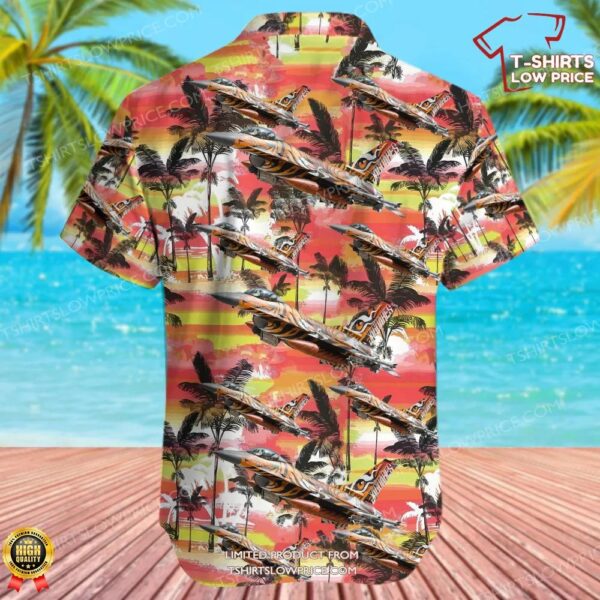General Dynamics F-16AM Fighting Falcon Portugal Air Force Hawaiian Shirt General Dynamics F-16AM Fighting Falcon Portugal Air Force Hawaiian Shirt