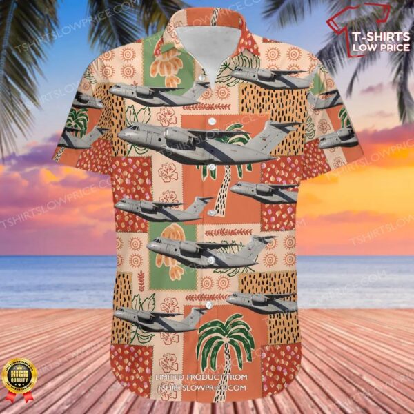 Embraer KC-390 Portugal Air Force Hawaiian Shirt Embraer KC-390 Portugal Air Force Hawaiian Shirt
