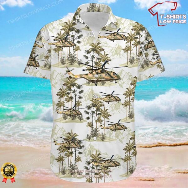 Agusta-Westland EH-101 Merlin Portugal Air Force Hawaiian Shirt Agusta-Westland EH-101 Merlin Portugal Air Force Hawaiian Shirt