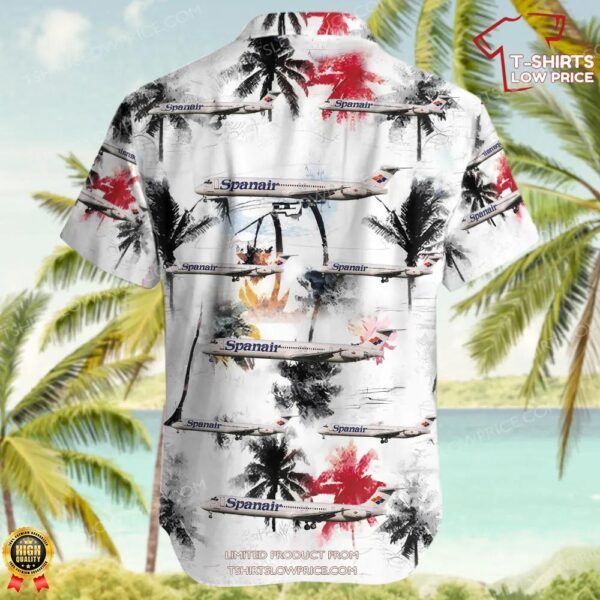 McDonnell Douglas MD-83 Spanair Hawaiian Shirt