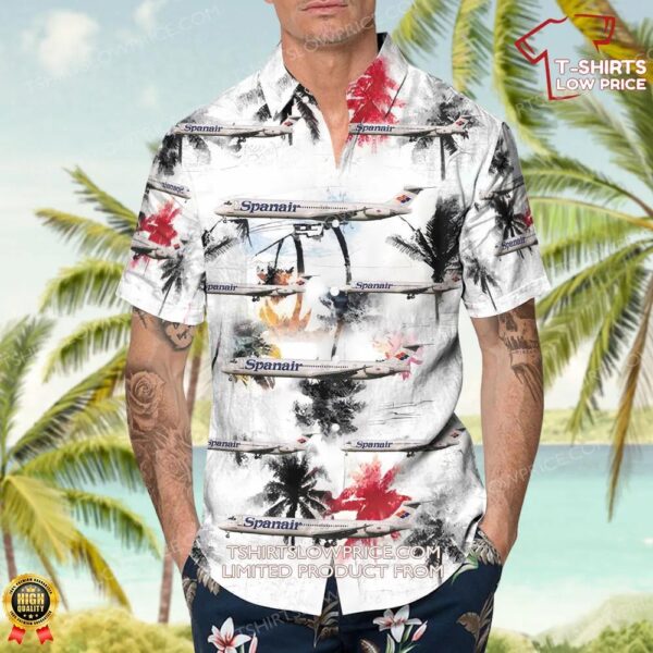 McDonnell Douglas MD-83 Spanair Hawaiian Shirt