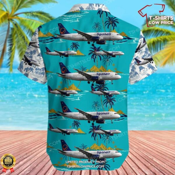 Airbus A320-232 Spanair Hawaiian Shirt