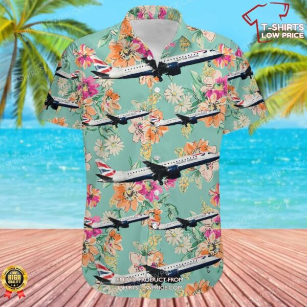 Embraer ERJ-190-100SR British Airways (BA CityFlyer) Hawaiian Shirt