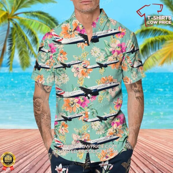 Embraer ERJ-190-100SR British Airways (BA CityFlyer) Hawaiian Shirt