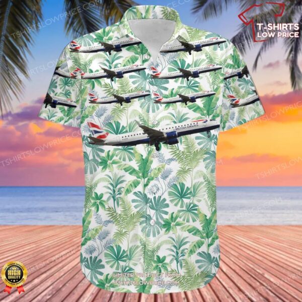 Embraer ERJ-190-100LR British Airways (BA CityFlyer) Hawaiian Shirt Embraer ERJ-190-100LR British Airways (BA CityFlyer) Hawaiian Shirt