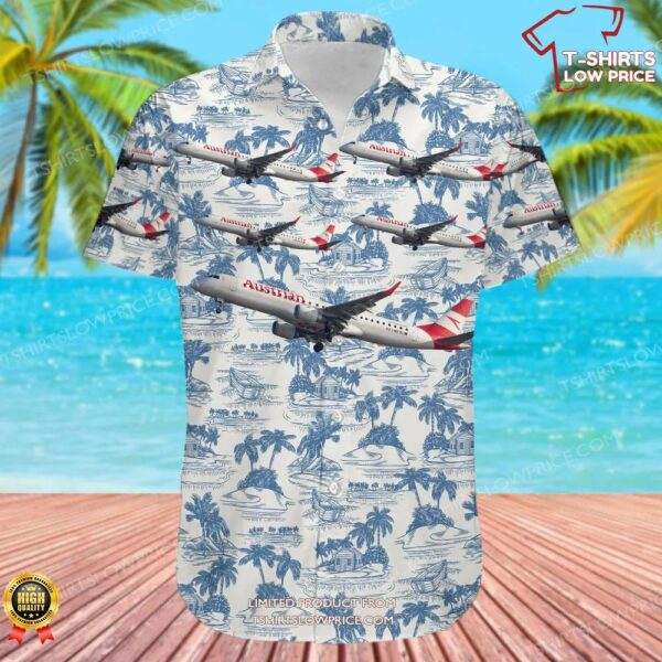 Embraer ERJ-190-200LR Austrian Airlines Hawaiian Shirt