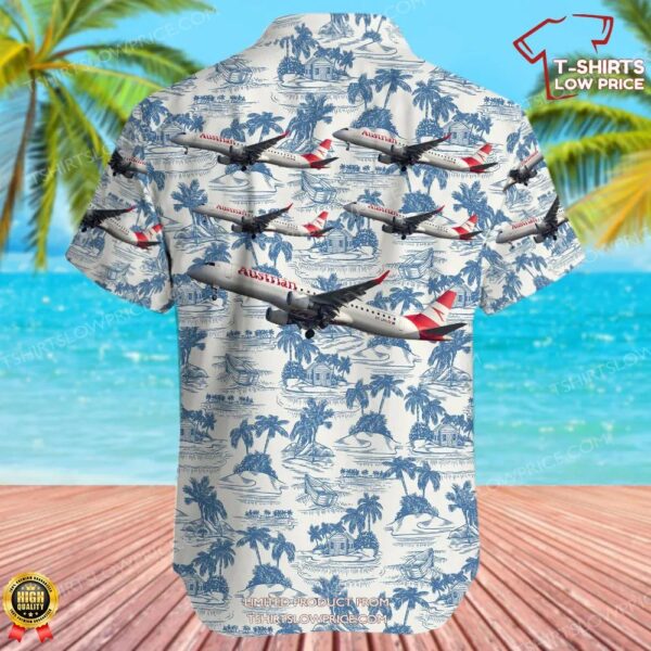 Embraer ERJ-190-200LR Austrian Airlines Hawaiian Shirt