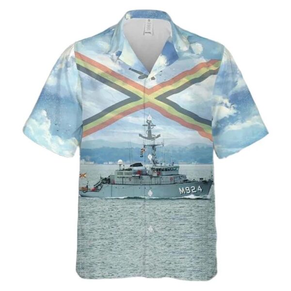 Belgian Navy Primula (m924) Hawaiian Shirt Belgian Navy Primula (m924) Hawaiian Shirt