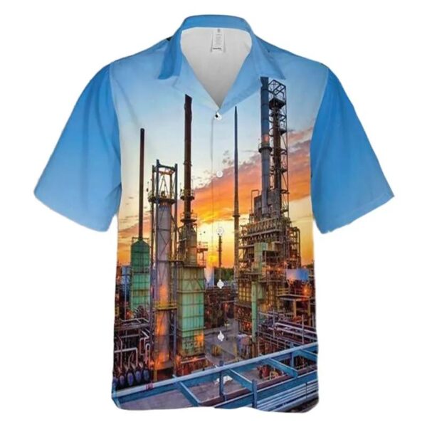 Canton, Ohio, Canton Refinery American Oil Refinery Marathon Petroleum Corporation Hawaiian Shirt Canton, Ohio, Canton Refinery American Oil Refinery Marathon Petroleum Corporation Hawaiian Shirt