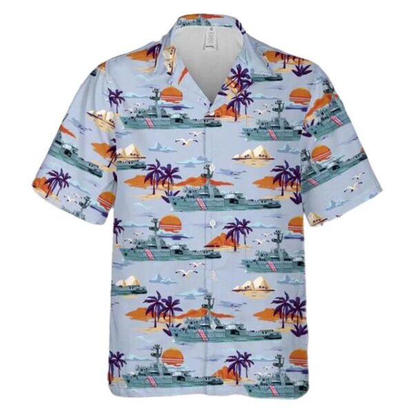 Croatian Coast Guard Bs-73 Faust Vrancic Hawaiian Shirt