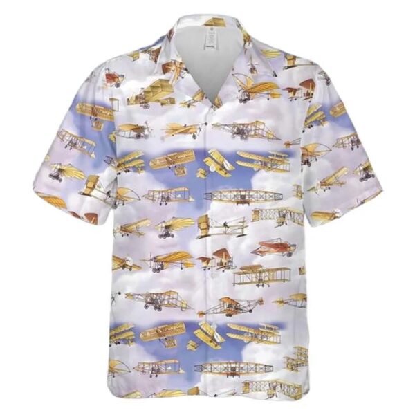 Flying Machines Flight Hawaiian Shirt Flying Machines Flight Hawaiian Shirt